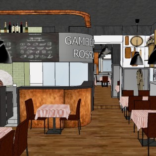 Temporary restaurant closure due to interior redesign